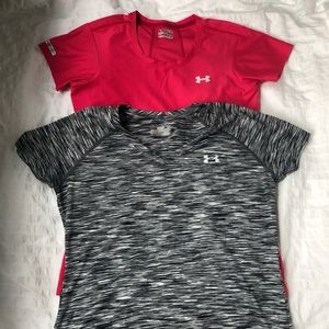 Under armour training athletic shirts lot